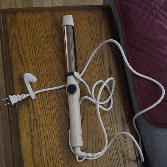 Lange Curling Iron - Rose Gold and White